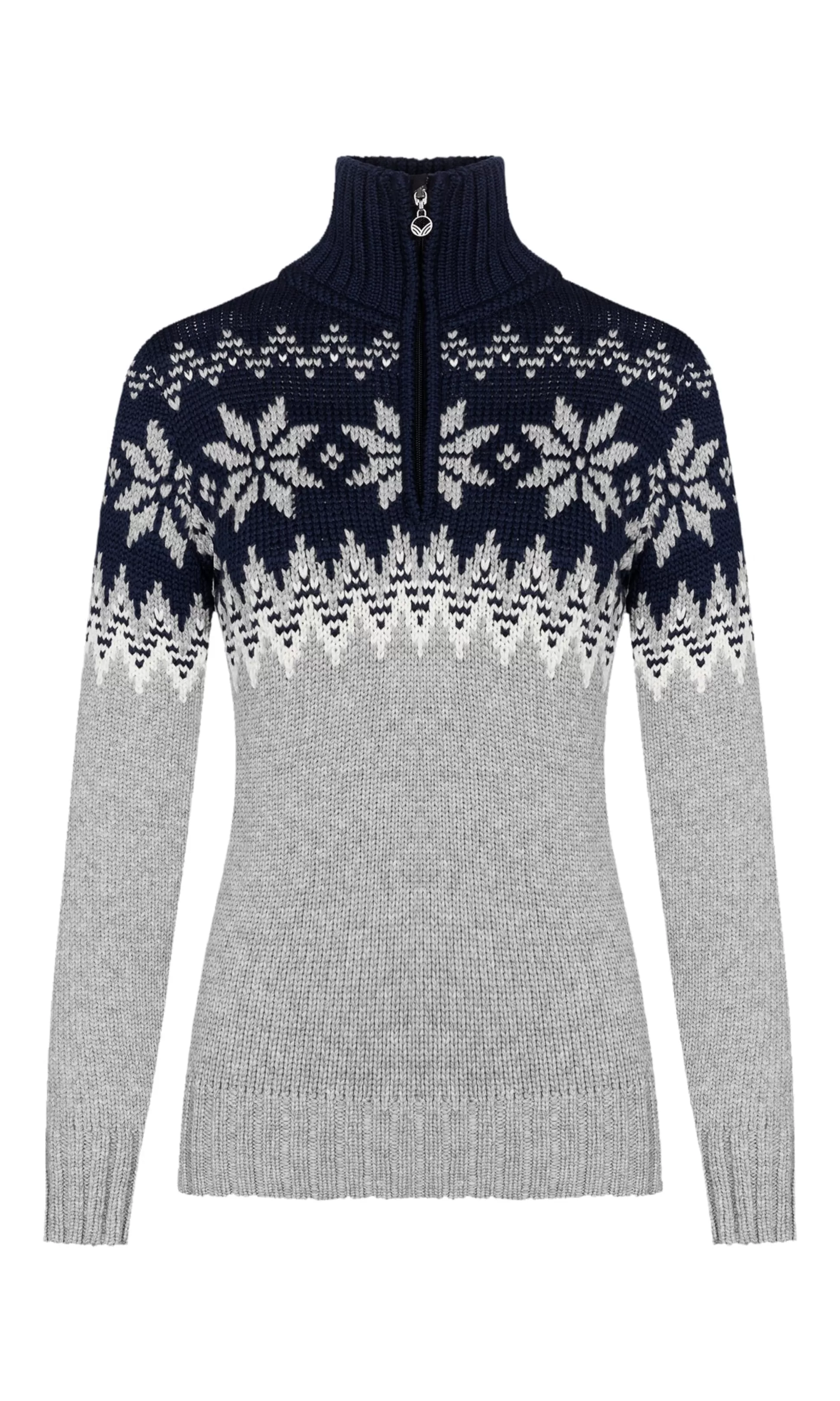 Dale of Norway Myking Women's Sweater - Merino Wool Lightcharcoal Offwhite Navy Online
